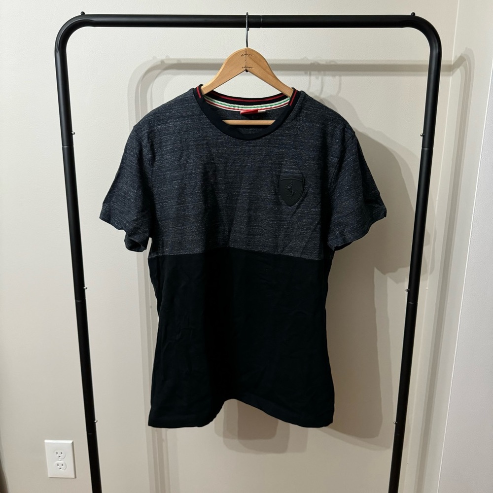 LARGE BLACK PUMA X FERRARI SHIRT